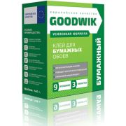 Клей обойный GOODWIK 9 для бумажных обоев 140гр