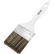 Кисть DECOR «PROFI для лака» 100х15 мм, темная синт. щетина, пласт. ручка (12/60)