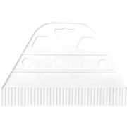 Шпатель зубчатый DECOR А2 200 мм, зуб 1,6 мм, пластиковый