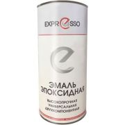 Эмаль двухкомпонентная эпоксидная EXPRESSO универсальная красный 1 кг.