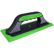 Терка фуговальная DECOR, 3К, 260х100мм, жесткая зеленая резина, для эпоксидных затирок