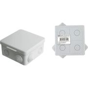 Распаячная коробка ОП 80х80х50мм, крышка, IP54, 7вх. инд. штрихкод TDM