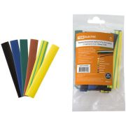 Термоусаживаемая трубка ТУТнг 8/4 набор (7 цветов по 3 шт. 100мм) TDM