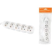 Удлинитель бытовой У05 5 гнезд, 5 метров, с заземлением, ПВС 3х1мм2 16А/250В TDM