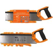 Набор: Пила обушковая по дереву/пластику 350 мм и стусло, закаленные зубья, «Алмаз» TDM