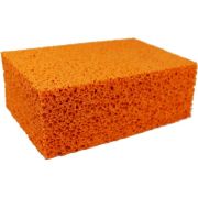 Губка DECOR для замывания плитки, вискозная оранжевая 160х110х60 мм